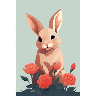 Rabbit Painting Print